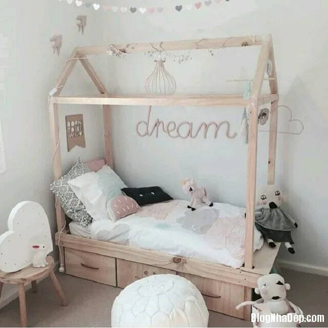 Những thiết kế phòng ngủ đáng yêu dành riêng cho các bé gái