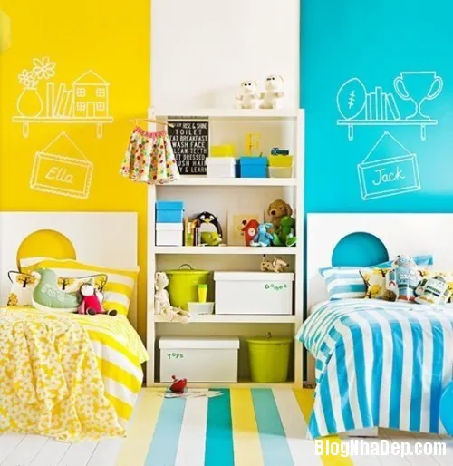 Những thiết kế phòng ngủ đầy năng động và đáng yêu cho trẻ