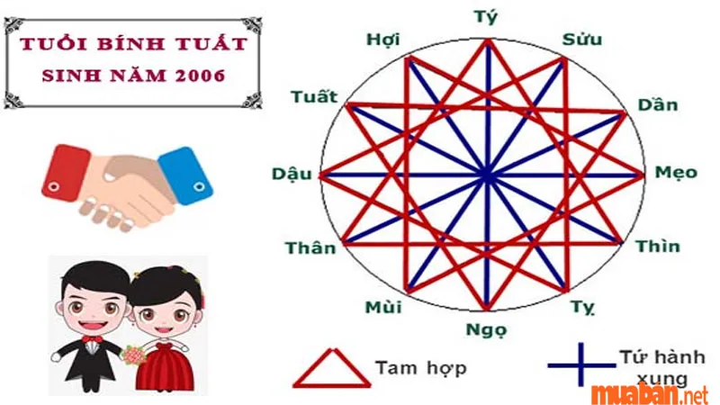 2006 mệnh gì? Bính Tuất hợp tuổi gì, màu gì và hướng nào?