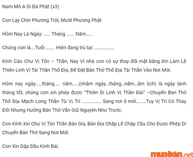 Bài cúng thay bàn thờ mới chuẩn phong thủy và những điều đặc biệt cần lưu ý