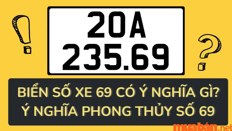 Biển số xe 69 có ý nghĩa gì? Ý nghĩa phong thủy số 69