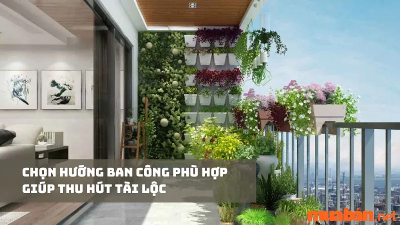 Chọn hướng ban công hợp tuổi giúp thu hút tài lộc, may mắn