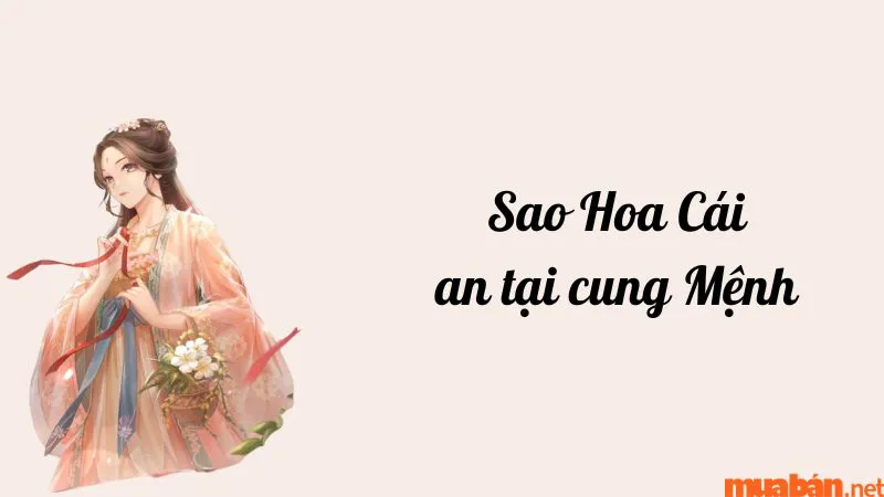 Luận giải chi tiết ý nghĩa và đặc điểm sao Hoa Cái ở các cung mệnh