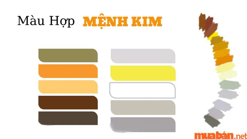 Màu hợp mệnh Kim – Cách chọn màu sắc phong thủy cho người mệnh Kim