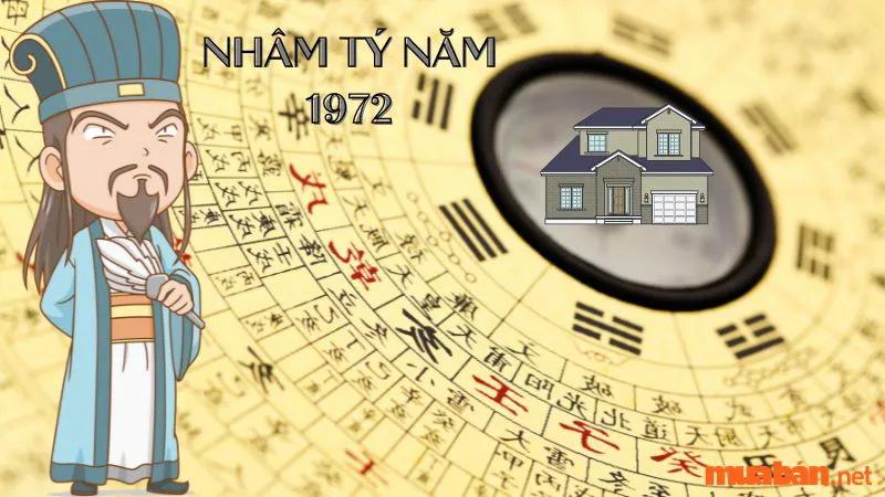 Năm 1972 hợp hướng nào? Hướng xây nhà phong thuỷ Nhâm Tý