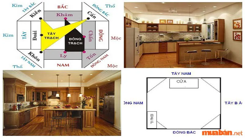 Nhà hướng Bắc đặt bếp hướng nào mang lại phong thủy tốt?