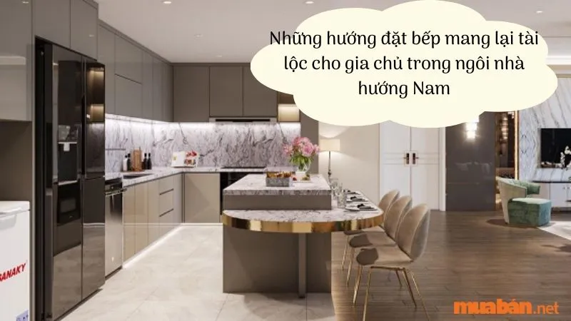 Nhà hướng nam đặt bếp hướng nào mang lại vượng khí cho gia chủ?