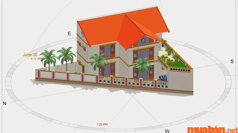 Nhà hướng Tây hợp với tuổi nào? Ưu – nhược điểm và một số gợi ý chống nóng khi xây nhà hướng Tây