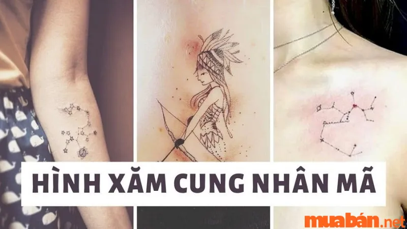 Tổng hợp mẫu hình xăm cung Nhân Mã đẹp, ý nghĩa nhất